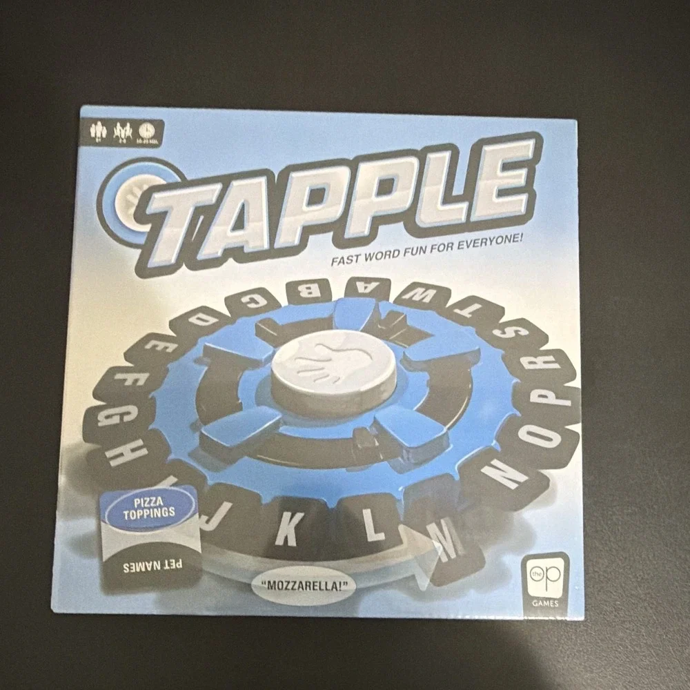 NEW Pressman Tapple Fast-Paced Word Game w/ Timer, 2+ Players, Ages 8+